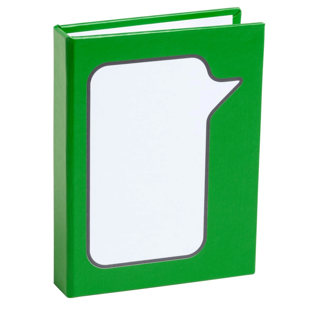 Zestaw do notatek dymek, karteczki samoprzylepne V2922-06 zielony