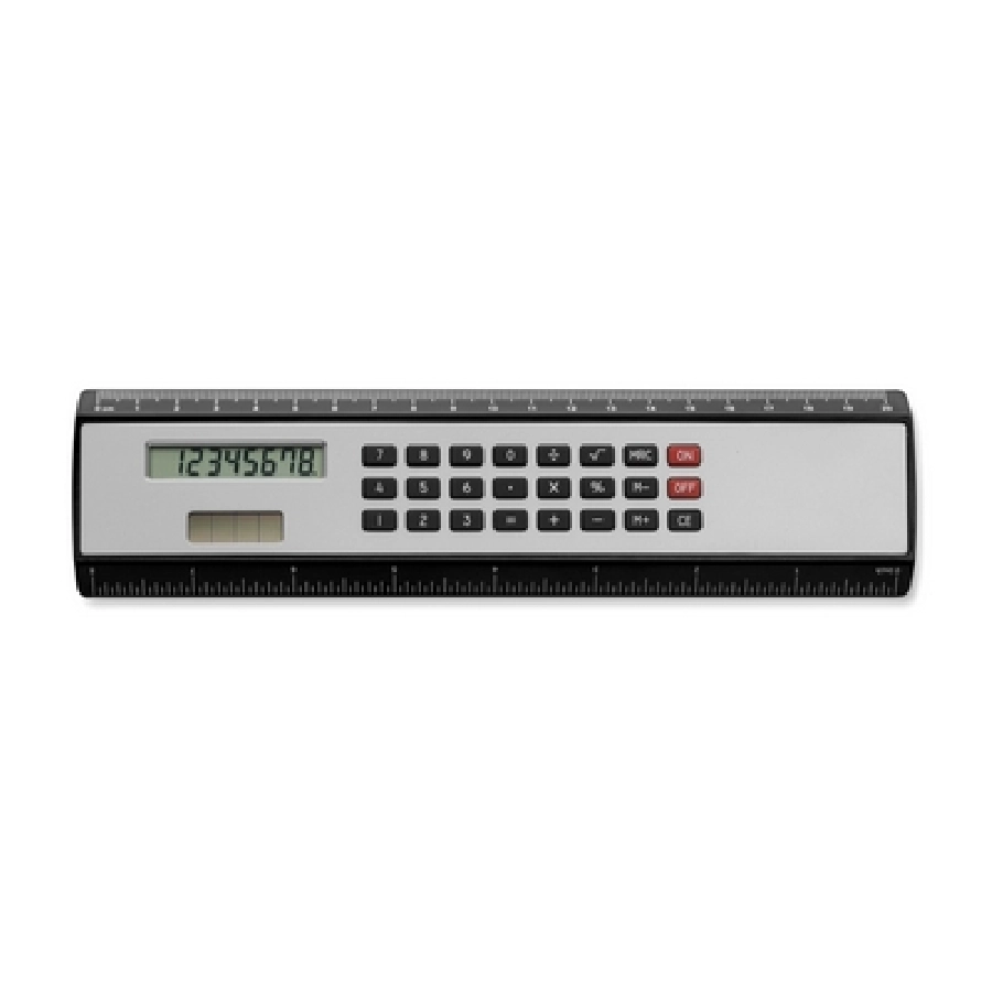Linijka, kalkulator V3030-03 czarny