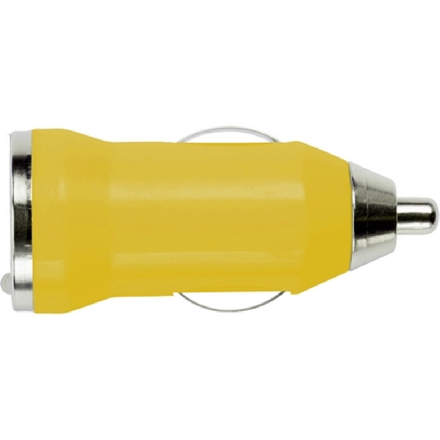 Ładowarka samochodowa USB V3232-08 żółty