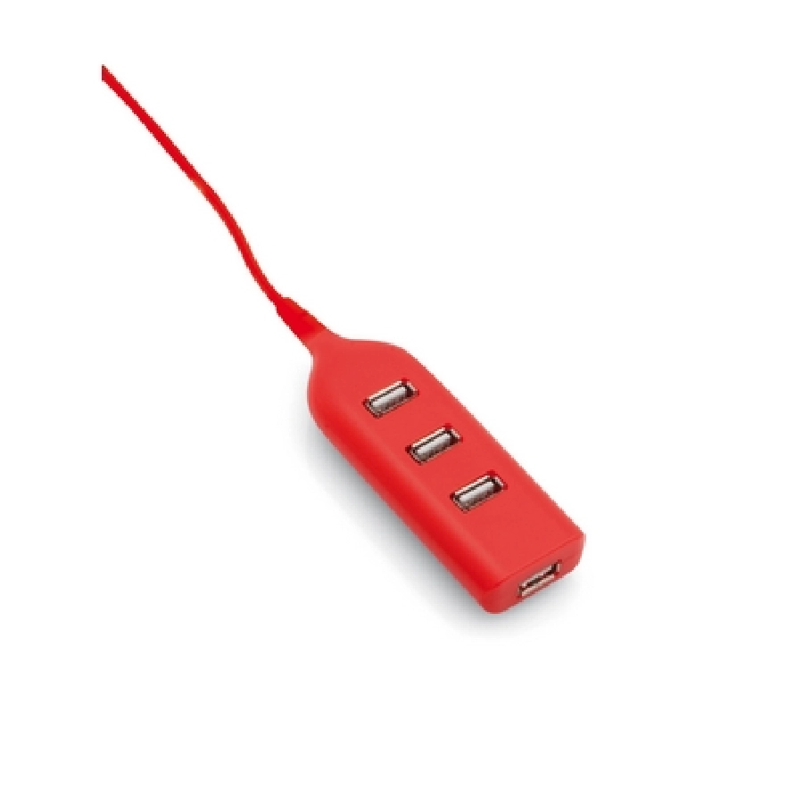 Hub USB 2.0 V3240-05 czerwony