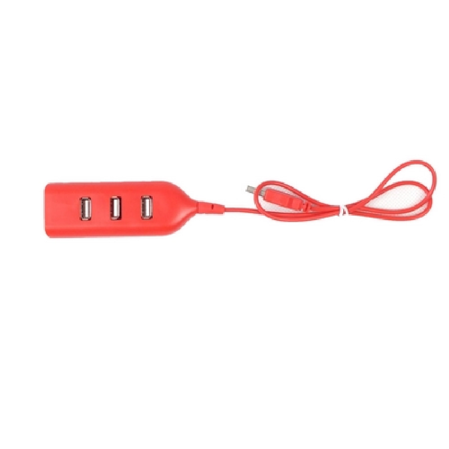 Hub USB 2.0 V3240-05 czerwony
