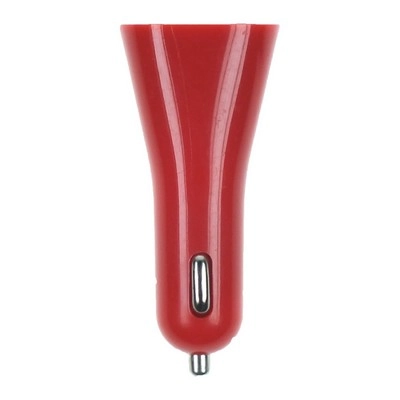 Ładowarka samochodowa USB V3293-A-05 czerwony