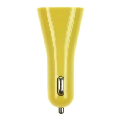 Ładowarka samochodowa USB V3293-A-08 żółty