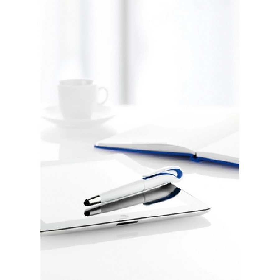 Długopis, touch pen V3320-02 biały