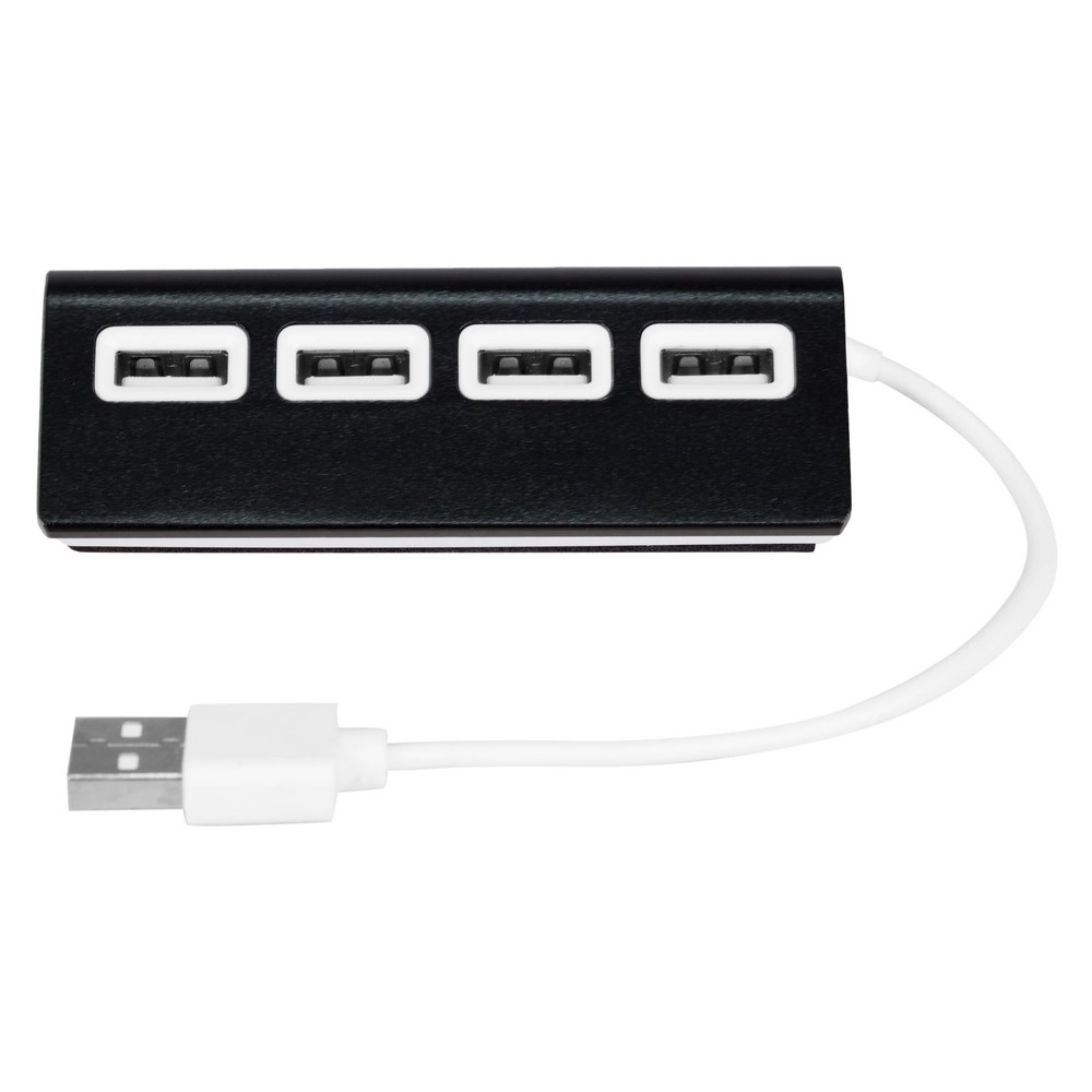 Hub USB 2.0 | Fletcher V3447-03 czarny