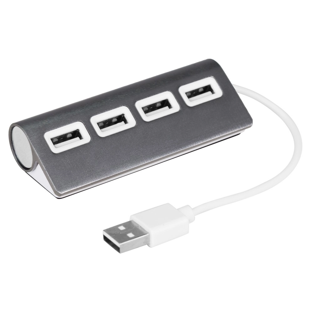 Hub USB 2.0 | Fletcher V3447-19 szary