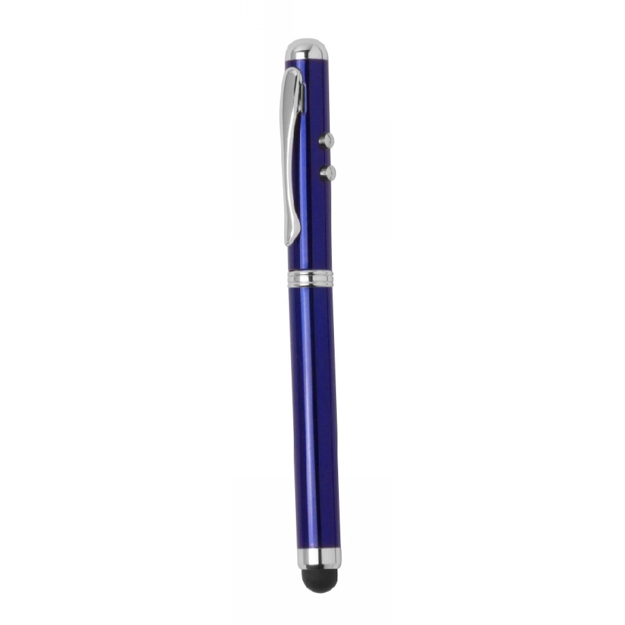 Wskaźnik laserowy, lampka LED, długopis, touch pen V3459-04 granatowy