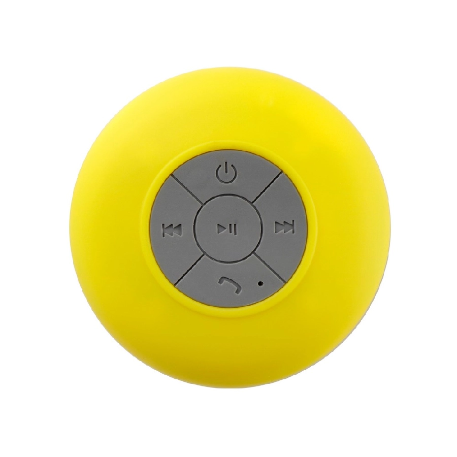 Głośnik bezprzewodowy 3W, stojak na telefon V3518-08 żółty