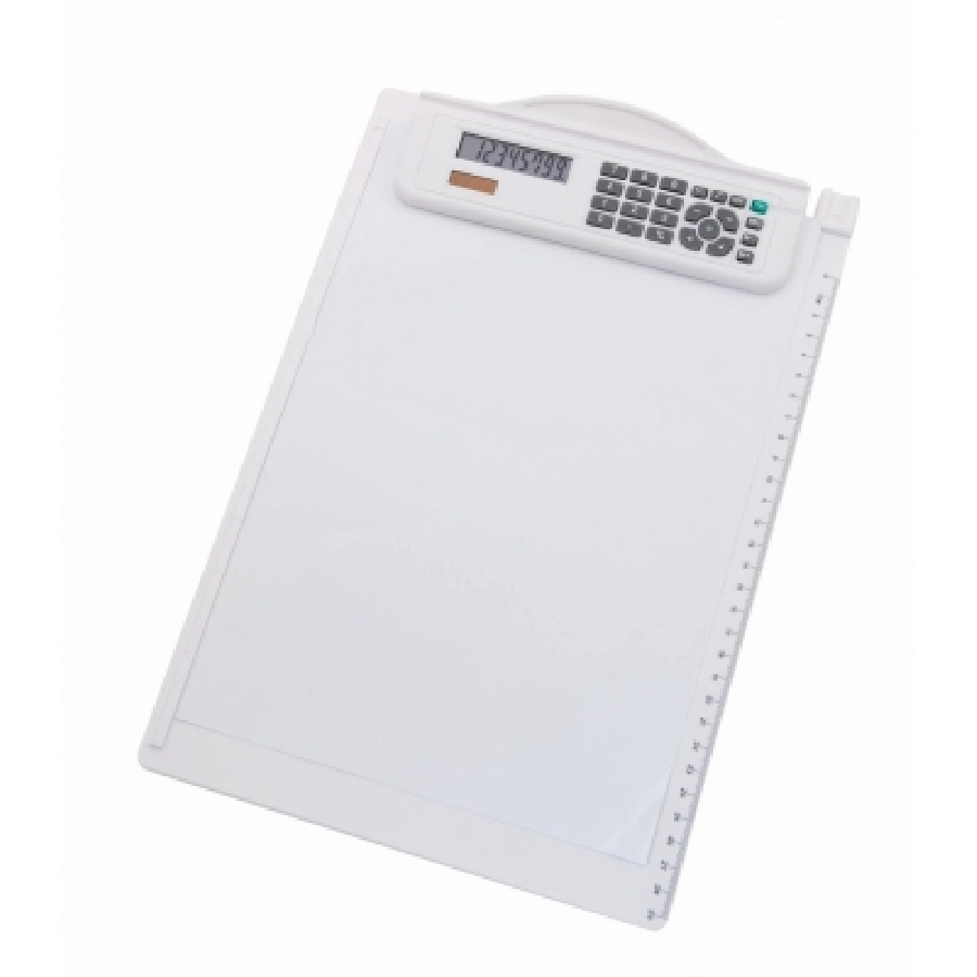 Kalkulator, podkładka do pisania V3530-02 biały