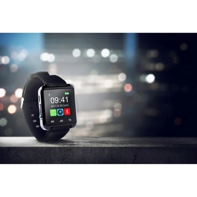 Monitor aktywności, bezprzewodowy zegarek wielofunkcyjny V3533-03 czarny