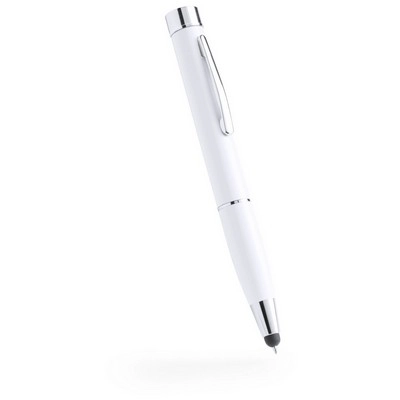 Power bank 650 mAh 3 w 1, długopis, touch pen V3534-02 biały
