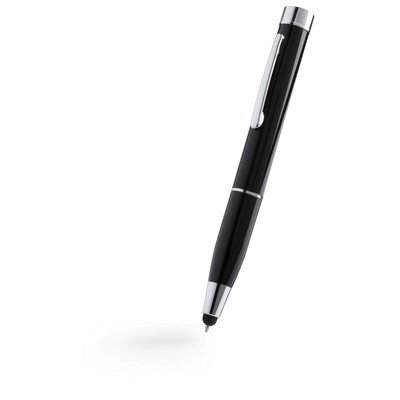 Power bank 650 mAh 3 w 1, długopis, touch pen V3534-03 czarny