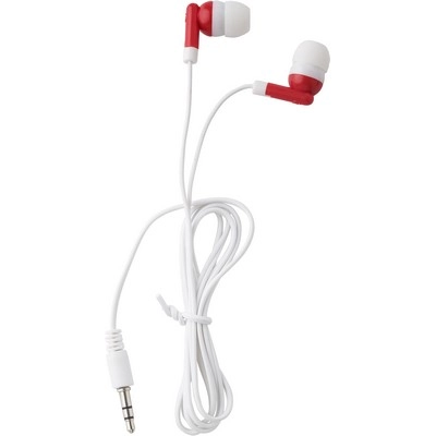 Słuchawki douszne V3580-05 czerwony