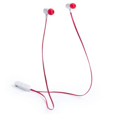 Bezprzewodowe słuchawki douszne V3758-05 czerwony