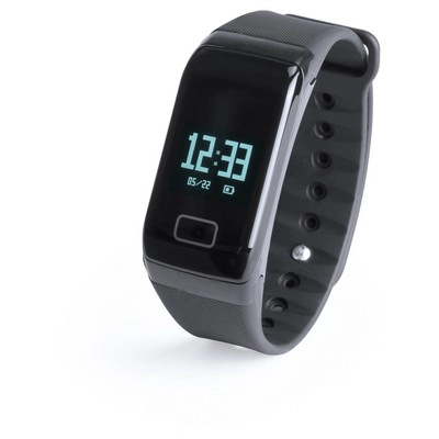 Monitor aktywności, bezprzewodowy zegarek wielofunkcyjny V3798-03 czarny