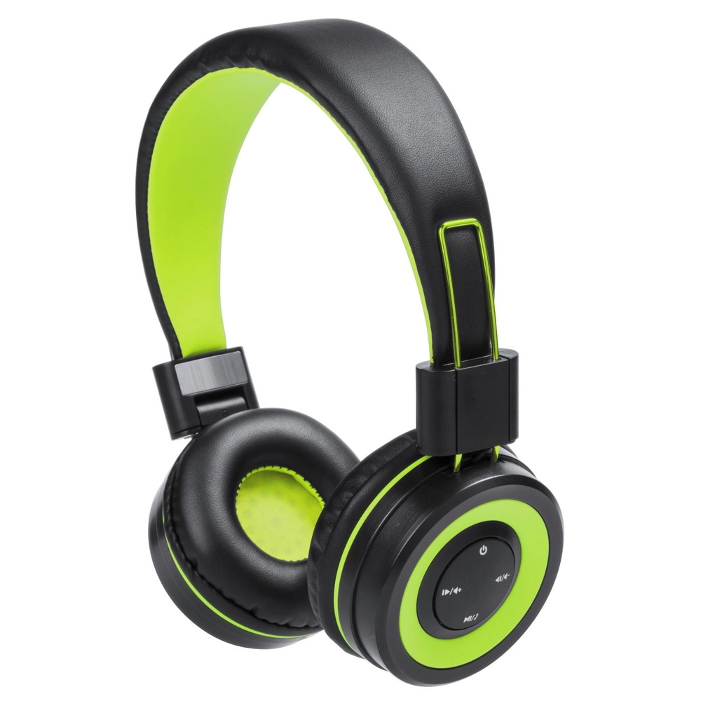 Składane bezprzewodowe słuchawki nauszne V3803-06 zielony