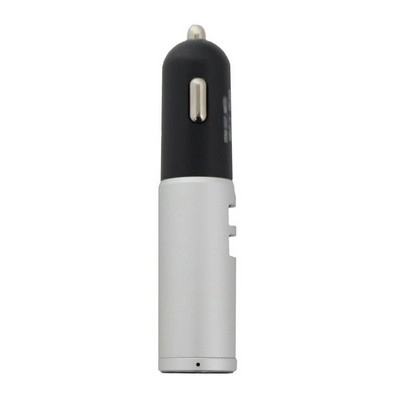 Ładowarka samochodowa USB, bezprzewodowa słuchawka douszna V3805-32 srebrny
