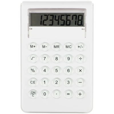 Kalkulator V3817-02 biały