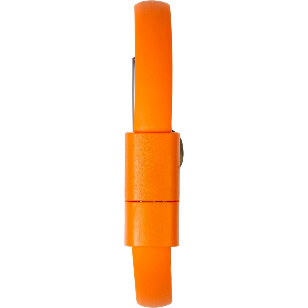 Opaska na rękę, bransoletka, kabel do ładowania V3823-07 pomarańczowy