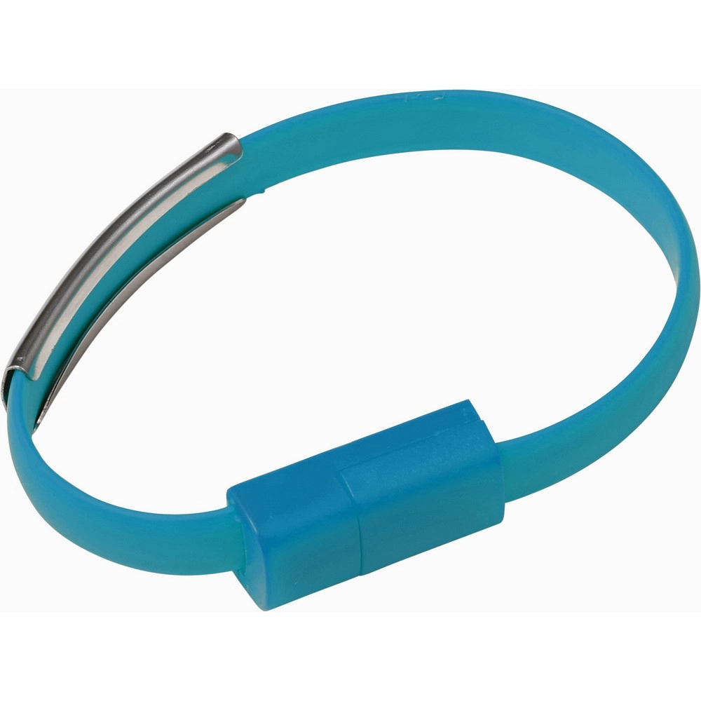 Opaska na rękę, bransoletka, kabel do ładowania V3823-11 niebieski