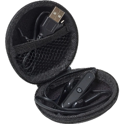 Bezprzewodowe słuchawki douszne V3825-03 czarny