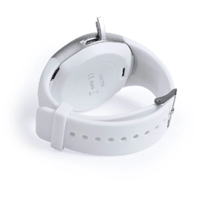 Bezprzewodowy zegarek wielofunkcyjny V3864-02 biały