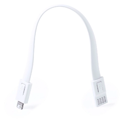 Hub USB 2.0, kabel do ładowania i synchronizacji V3865-02 biały