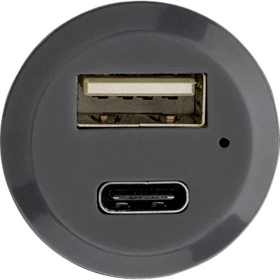 Ładowarka samochodowa USB V3882-03 czarny