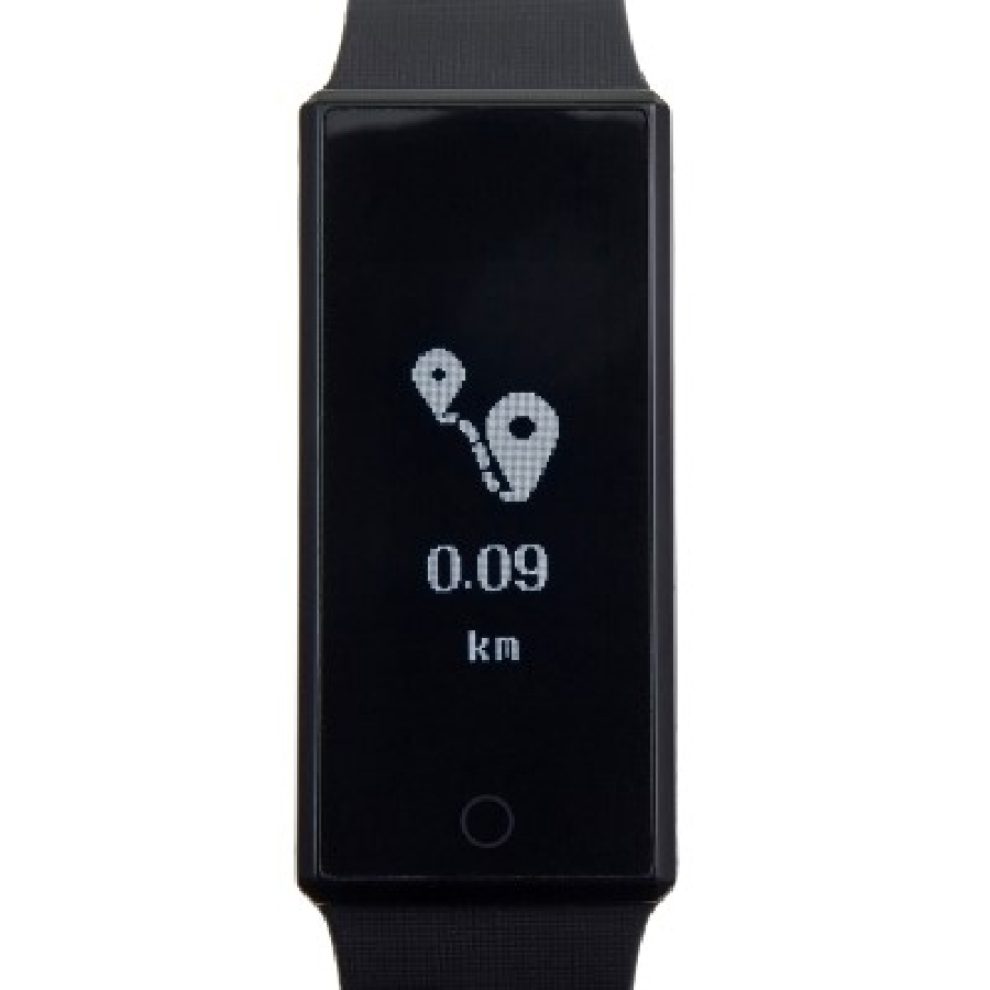 Monitor aktywności, bezprzewodowy zegarek wielofunkcyjny V3896-03 czarny