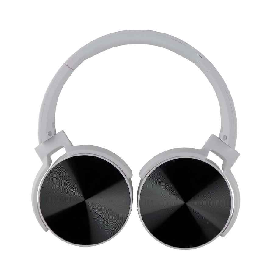 Składane bezprzewodowe słuchawki nauszne, radio V3904-03 czarny