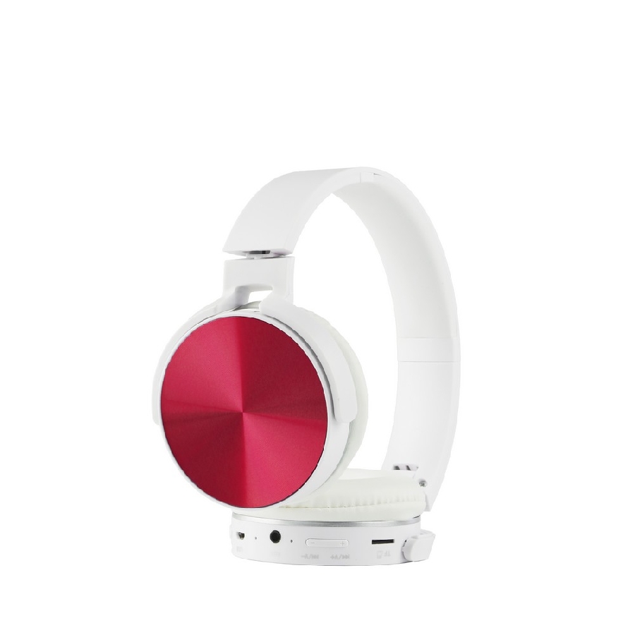 Bezprzewodowe słuchawki nauszne V3904-05 czerwony