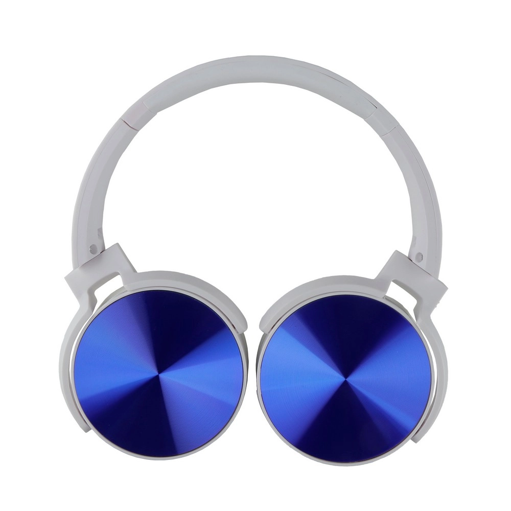 Składane bezprzewodowe słuchawki nauszne, radio V3904-11 niebieski