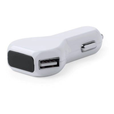 Ładowarka samochodowa USB V3911-02 biały