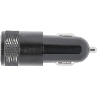 Ładowarka samochodowa USB V3925-03 czarny