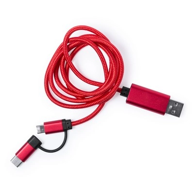 Kabel do ładowania V3956-05 czerwony