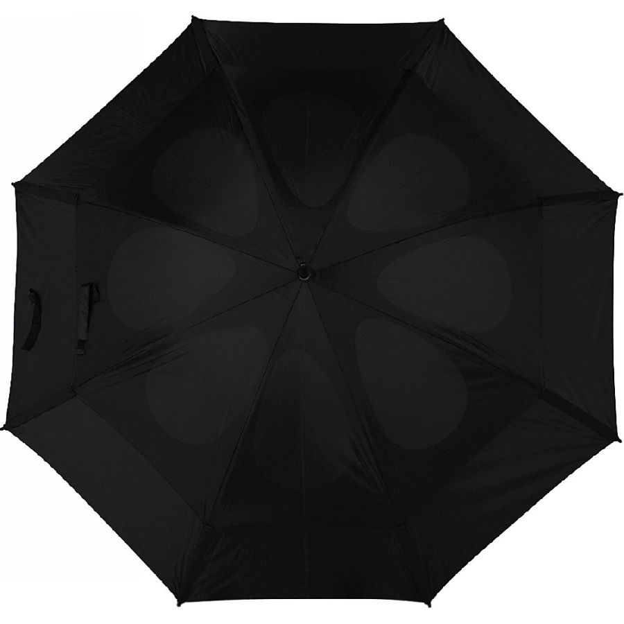 Wiatroodporny parasol manualny V4213-03 czarny