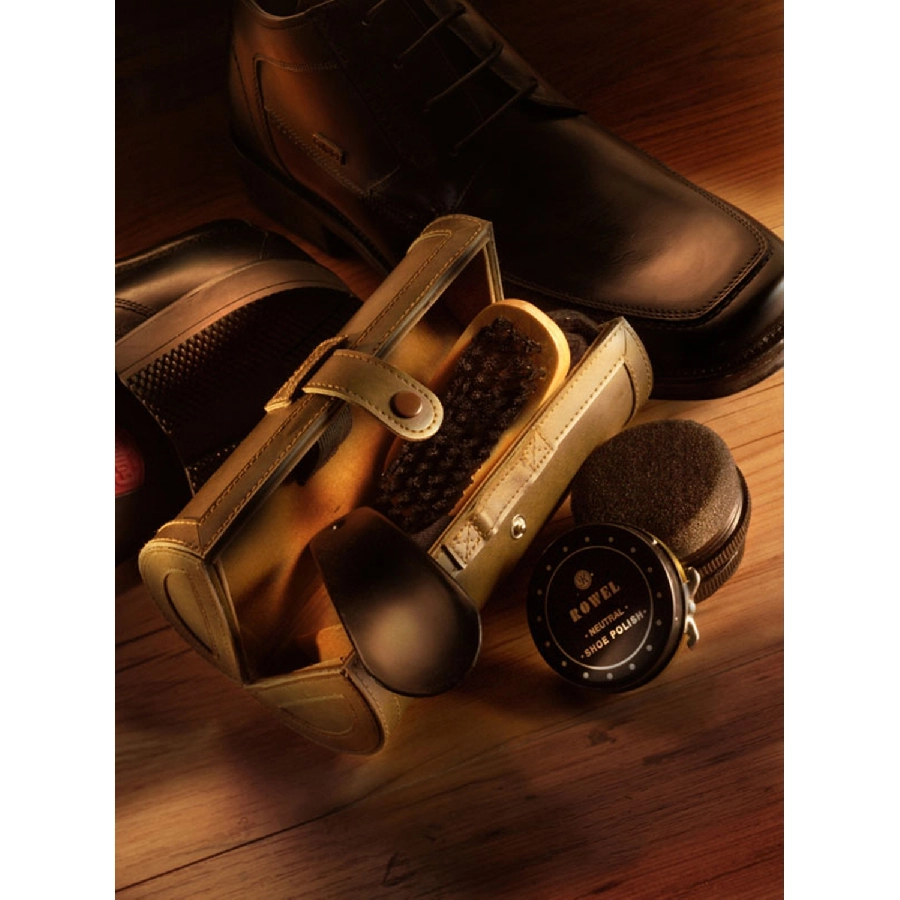 Zestaw do czyszczenia obuwia V4309-16 brązowy