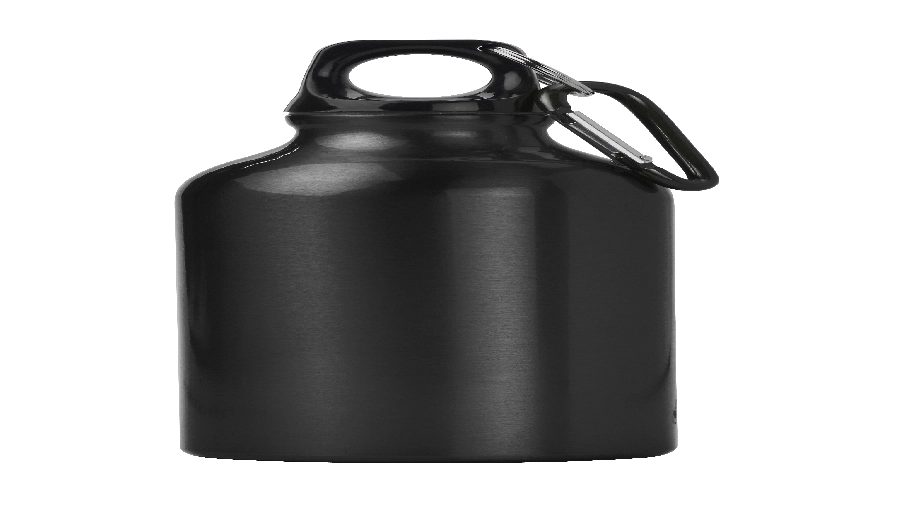 Butelka sportowa 400 ml z karabińczykiem V4659-03 czarny