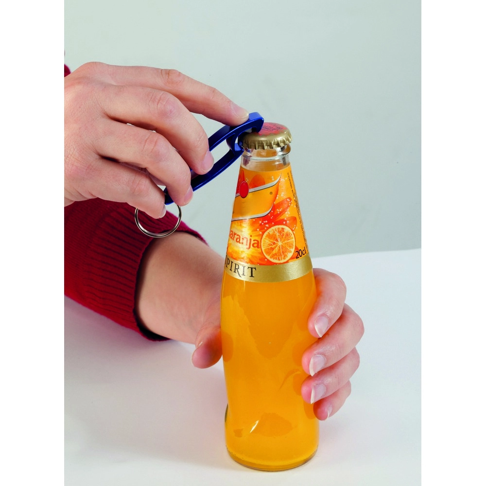 Brelok do kluczy, otwieracz do butelek V4760-A-07 pomarańczowy