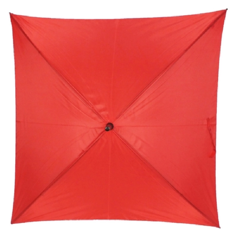 Kwadratowy parasol V4793-05 czerwony