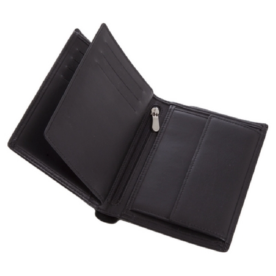 Skórzany portfel Mauro Conti V4826-03 czarny