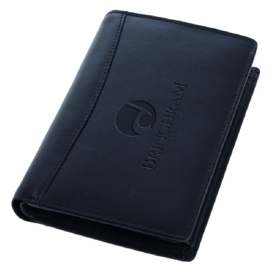 Skórzany portfel Mauro Conti V4826-03 czarny