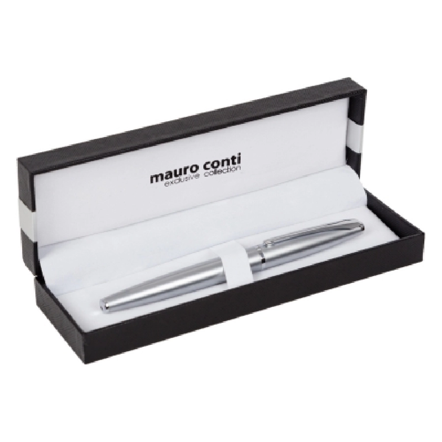 Pióro kulkowe Mauro Conti, w pudełku V4844-32 srebrny
