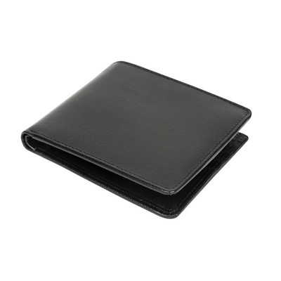 Skórzany portfel Mauro Conti, ochrona RFID V4853-03 czarny