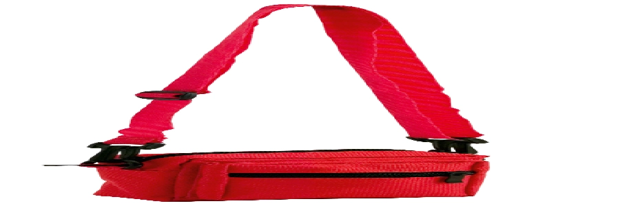 Saszetka, torba na ramię V4911-05 czerwony