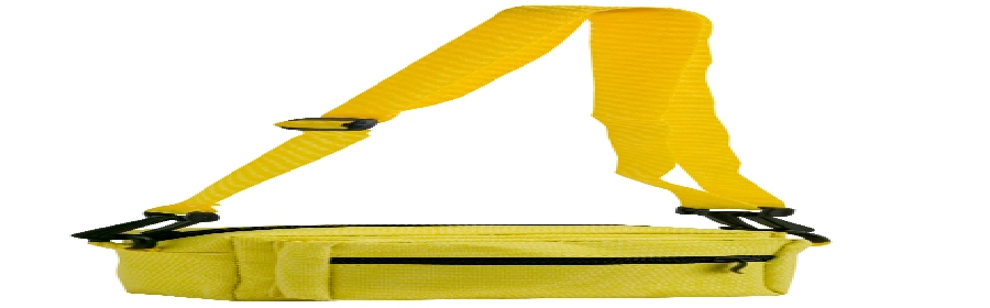 Saszetka, torba na ramię V4911-08 żółty