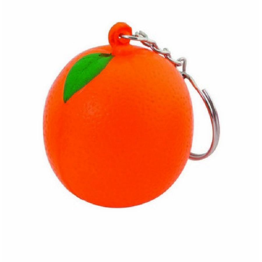 Brelok do kluczy, antystres owoc lub warzywo V4981-07 pomarańczowy