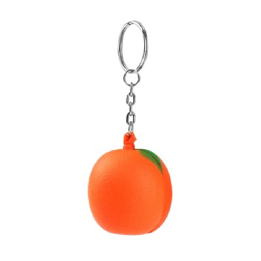 Brelok do kluczy, antystres owoc lub warzywo V4981-07 pomarańczowy