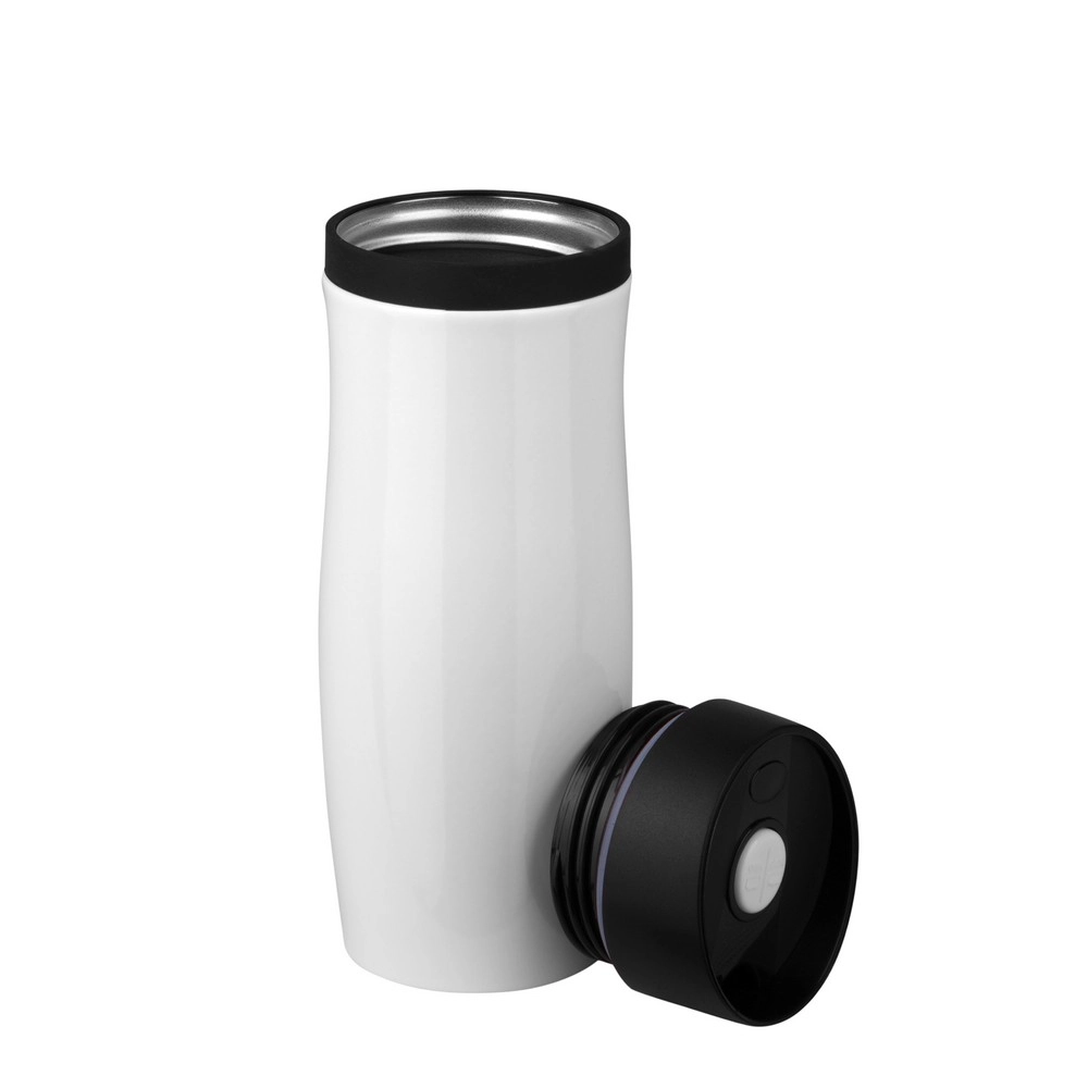 Kubek termiczny 400 ml Air Gifts | Jackson V4988-02 biały