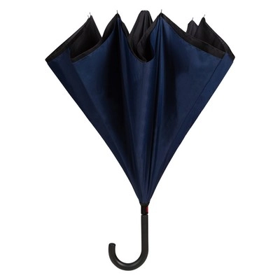 Odwracalny parasol manualny V4998-43 czarny